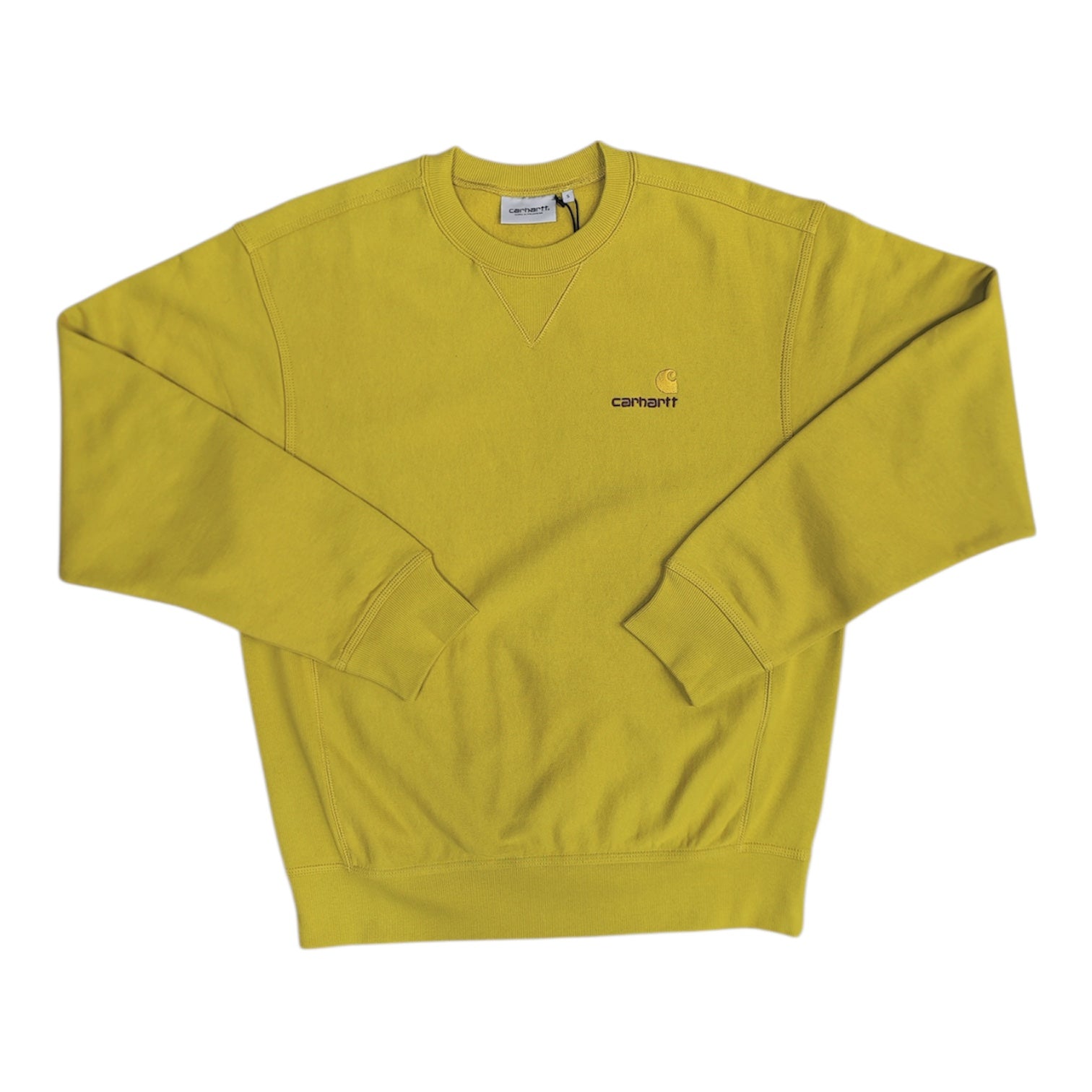 Carhartt American Script Golden Olive Sweatshirt