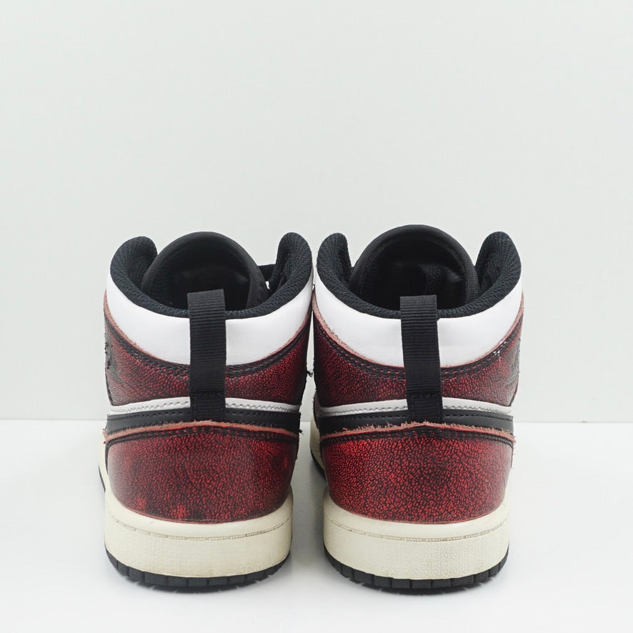 Jordan 1 Mid Wear-Away Chicago (PS)