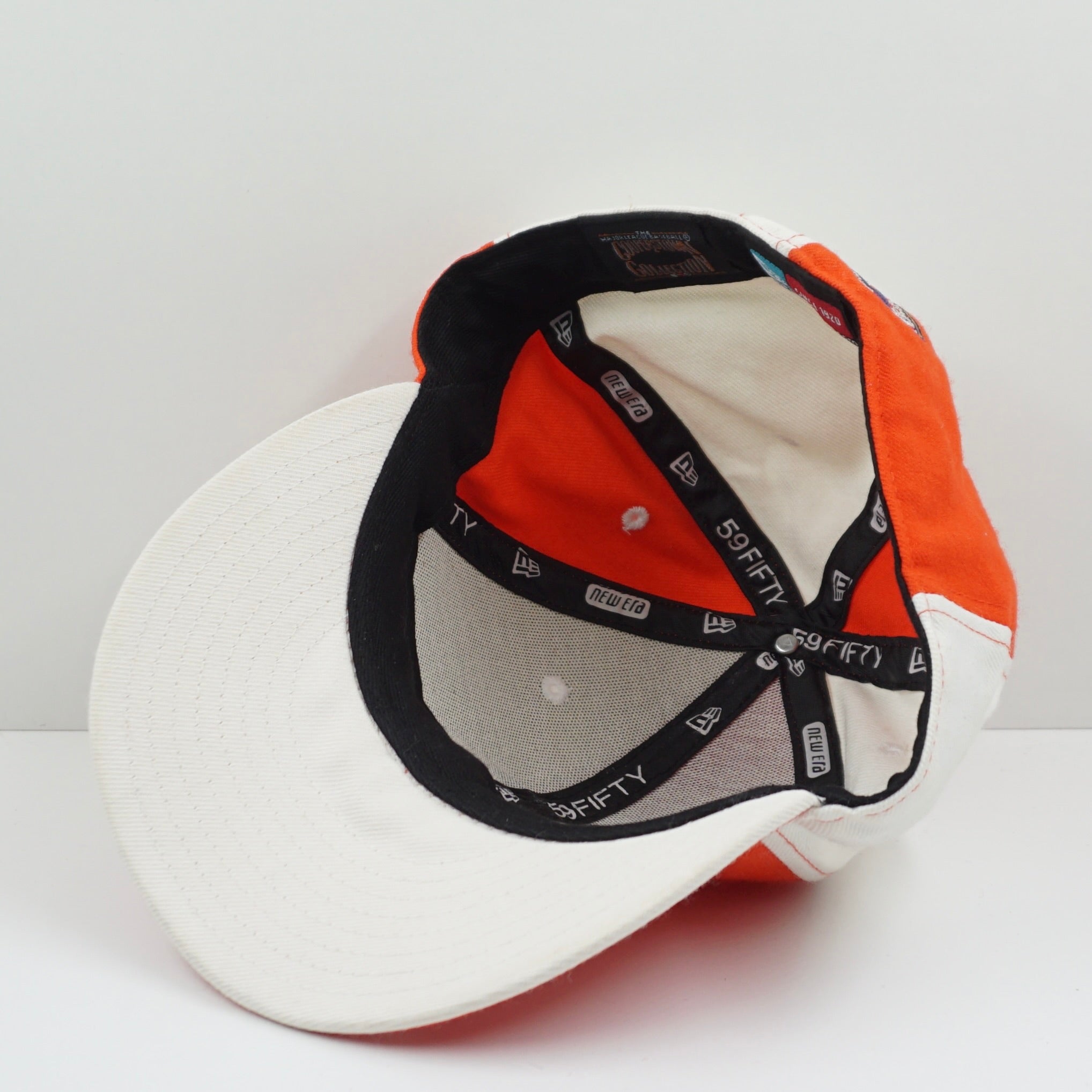 New Era Cooperstown Collection St Louis Cardinals White Orange Fitted Cap