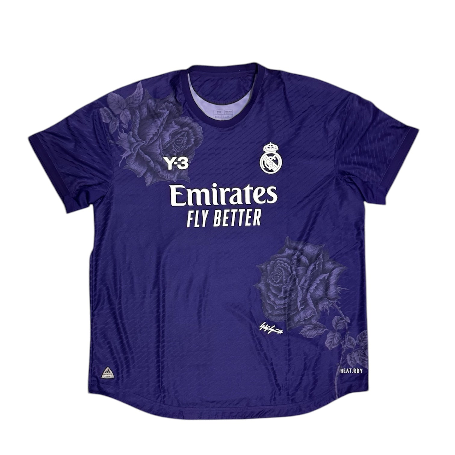 Adidas Y-3 Real Madrid 2023/2024 Special Edition Trikot Authentic Dark Purple Football Jersey