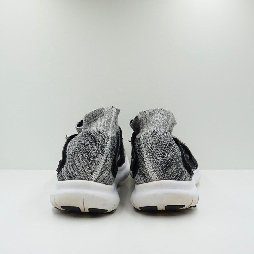 Nike Free RN Motion Flyknit Black White (2017) (W)