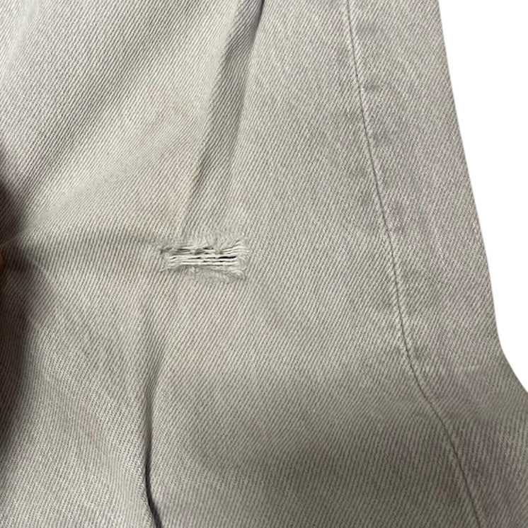 Vintage Levis Light Grey Student 501 Jeans