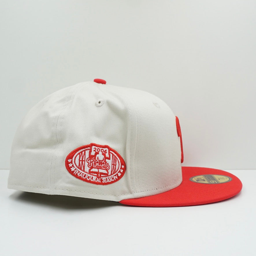 New Era Philadelphia Phillies Beige Crown Fitted Cap