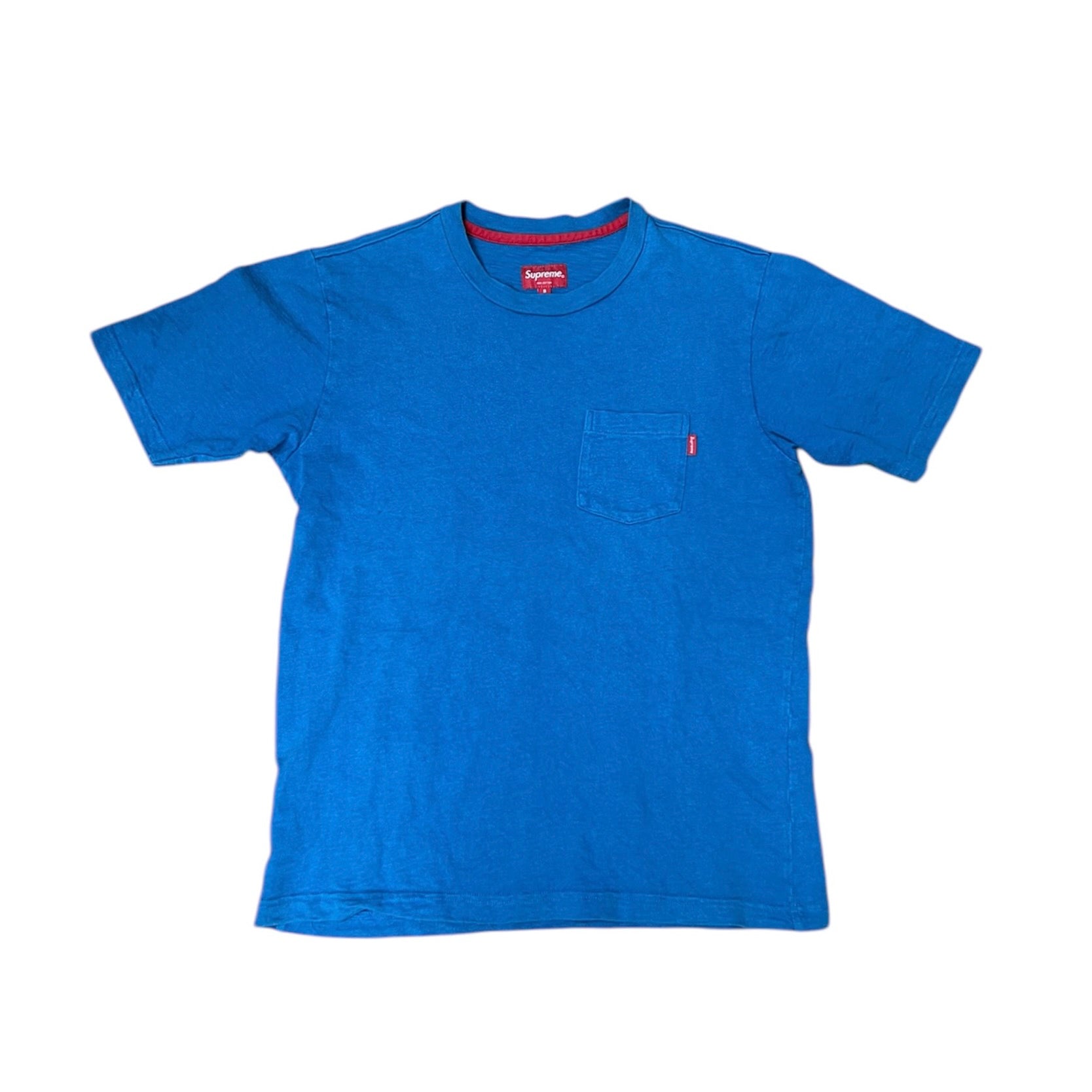Supreme SS18 Pocket Blue Tshirt