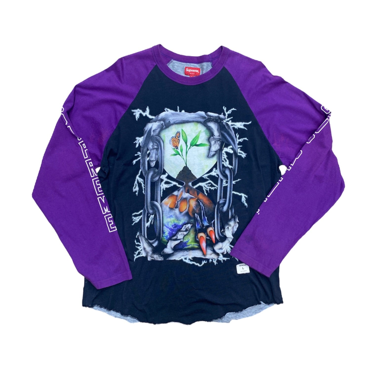 Supreme SS20 Hourglass Raglan Long Sleeve Tshirt