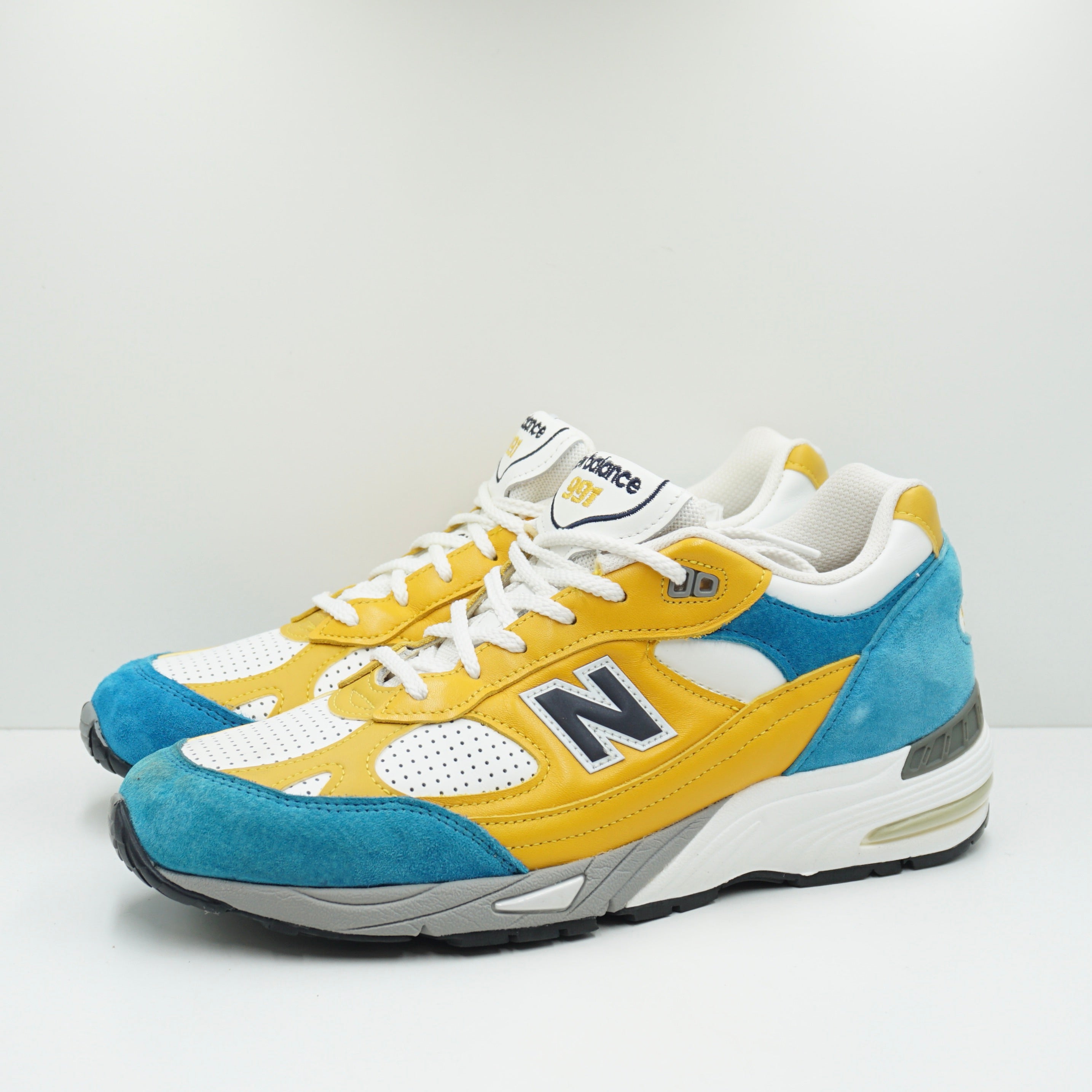 New Balance 991 MiUK Sneakersnstuff Blue Yellow