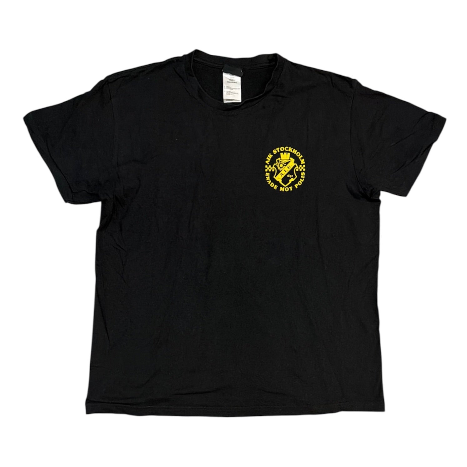 AIK Enade mot Polis Black Tshirt
