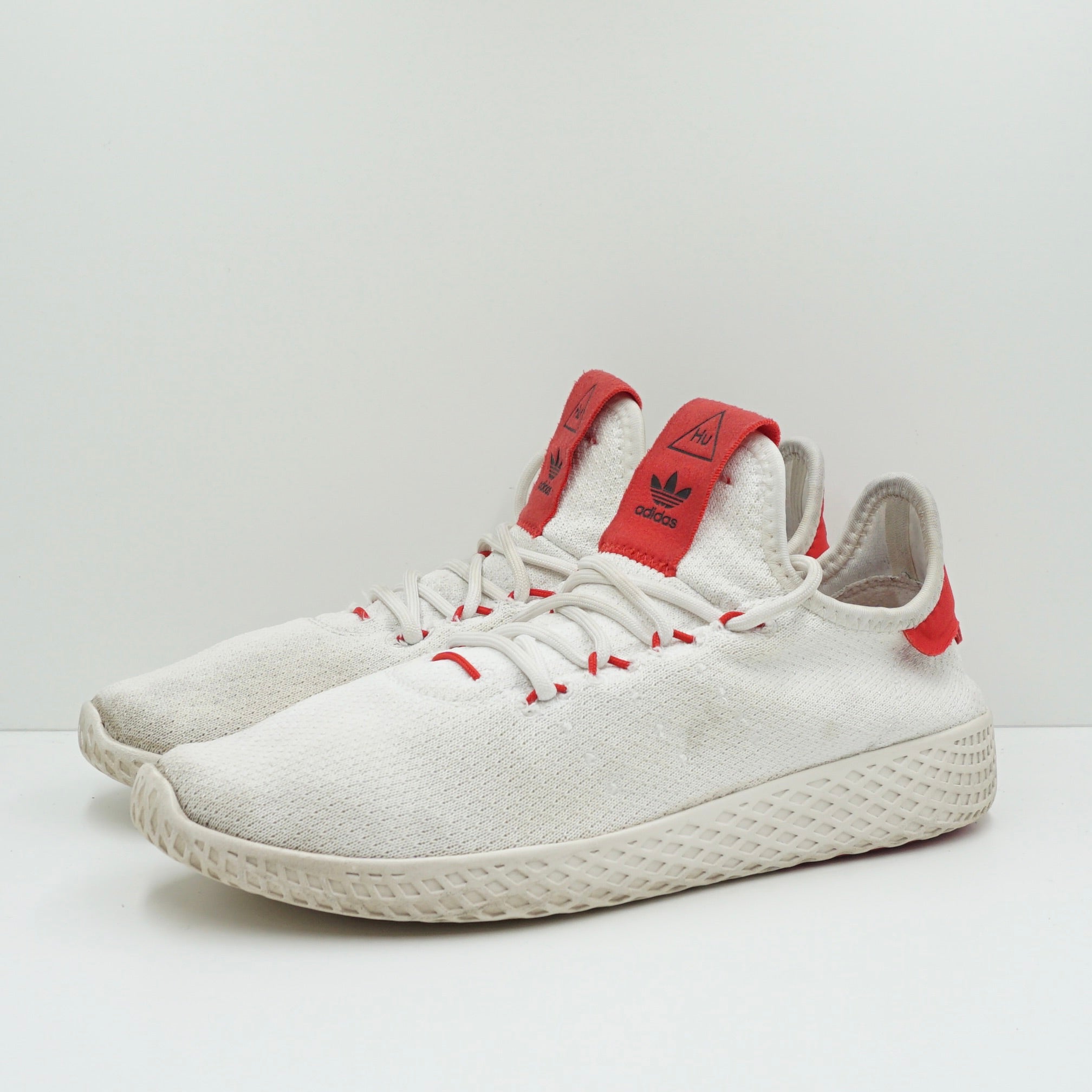 Adidas Tennis Hu Pharrell White Scarlet