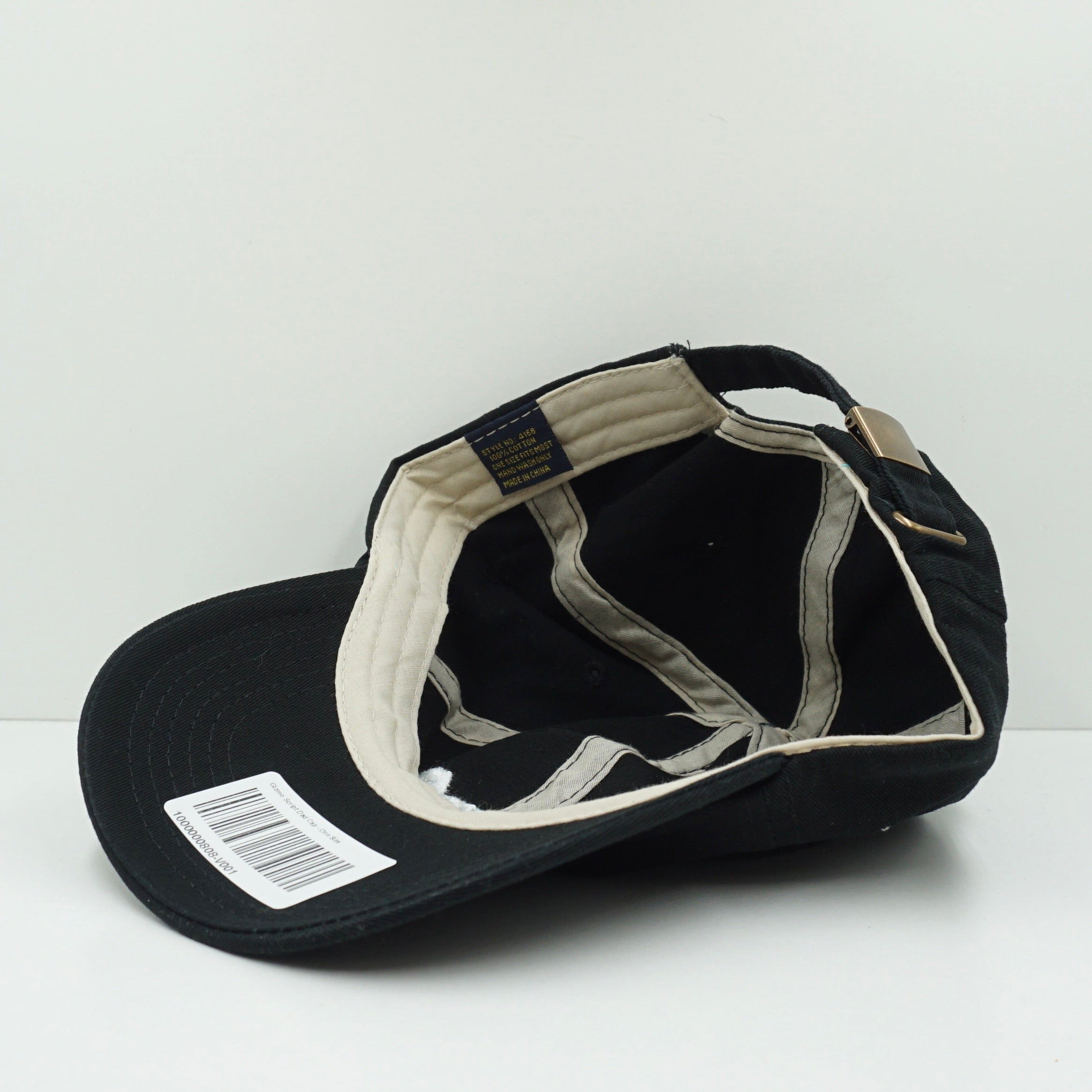 Gizmo Black Adjustable Cap
