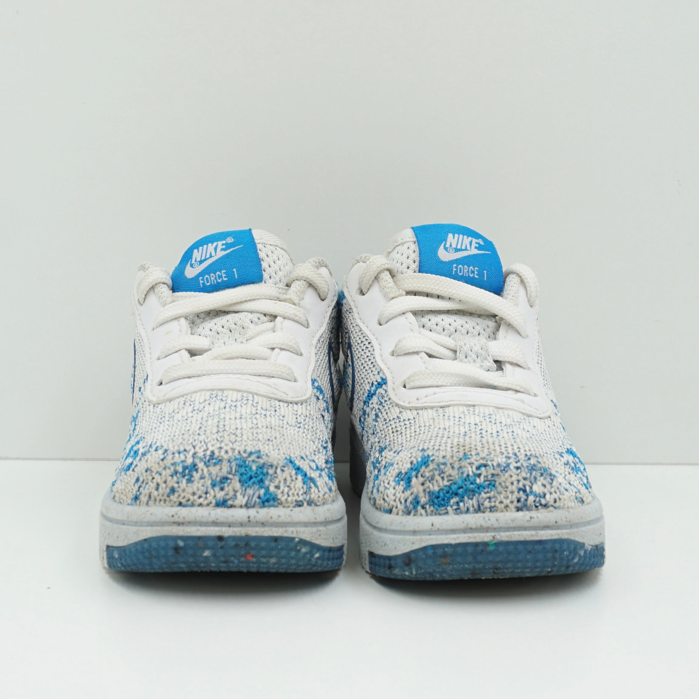 Nike Force 1 Crater Flyknit Blue White Toddler