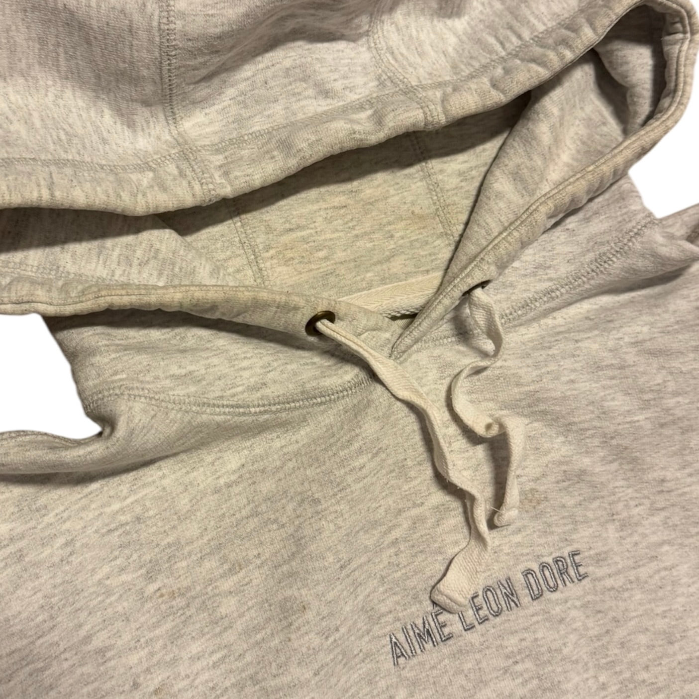 Aime Leon Dore Logo Grey Hoodie
