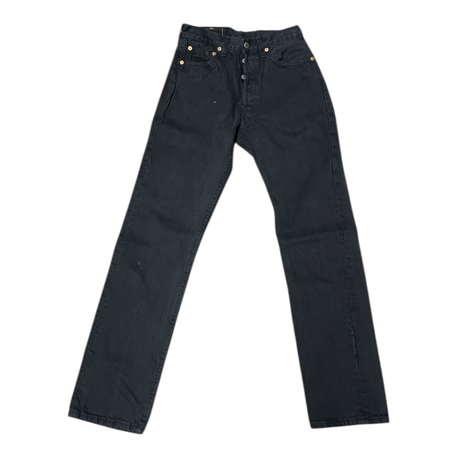 Vintage Levis Black Navy 501 Jeans