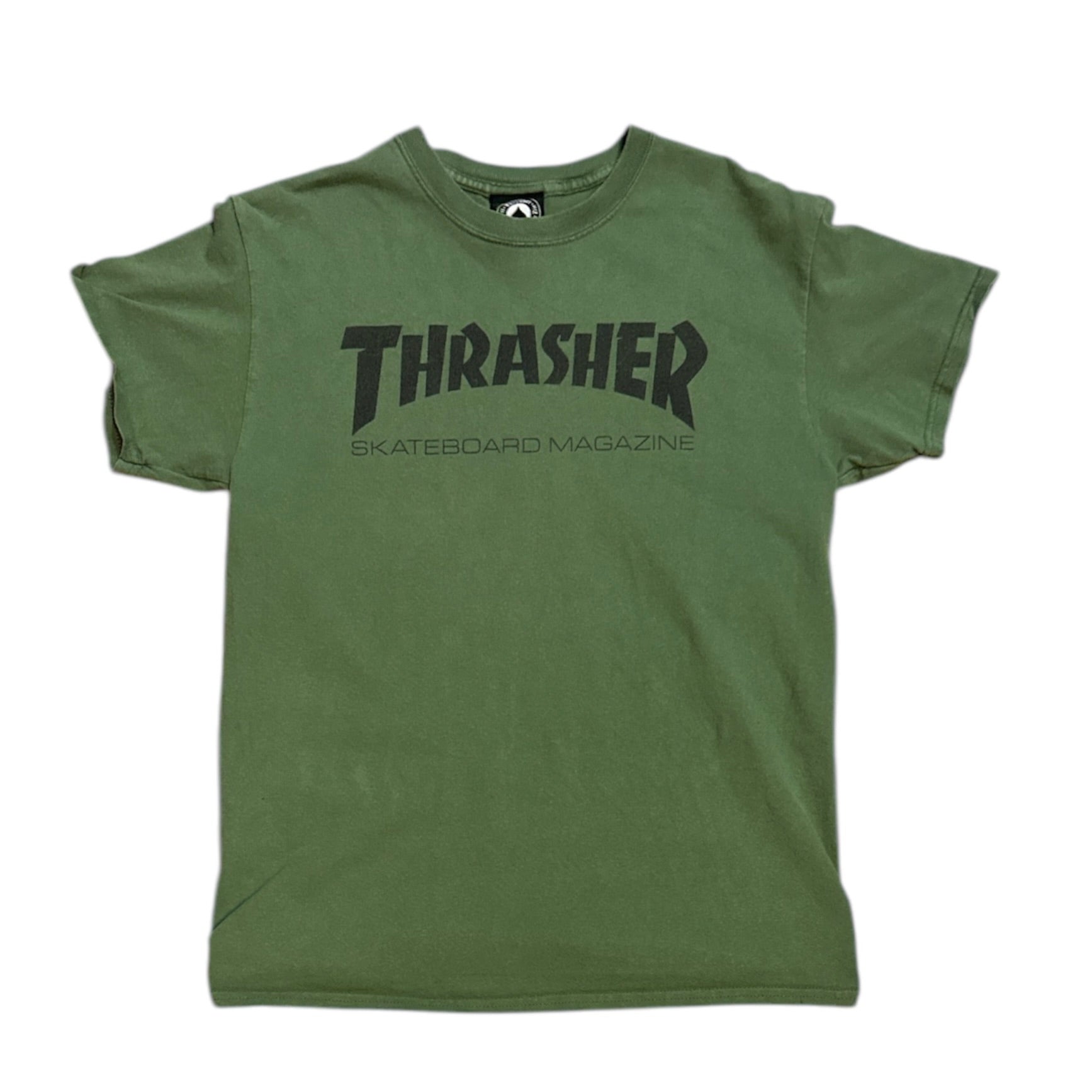Thrasher Logo Green Tshirt