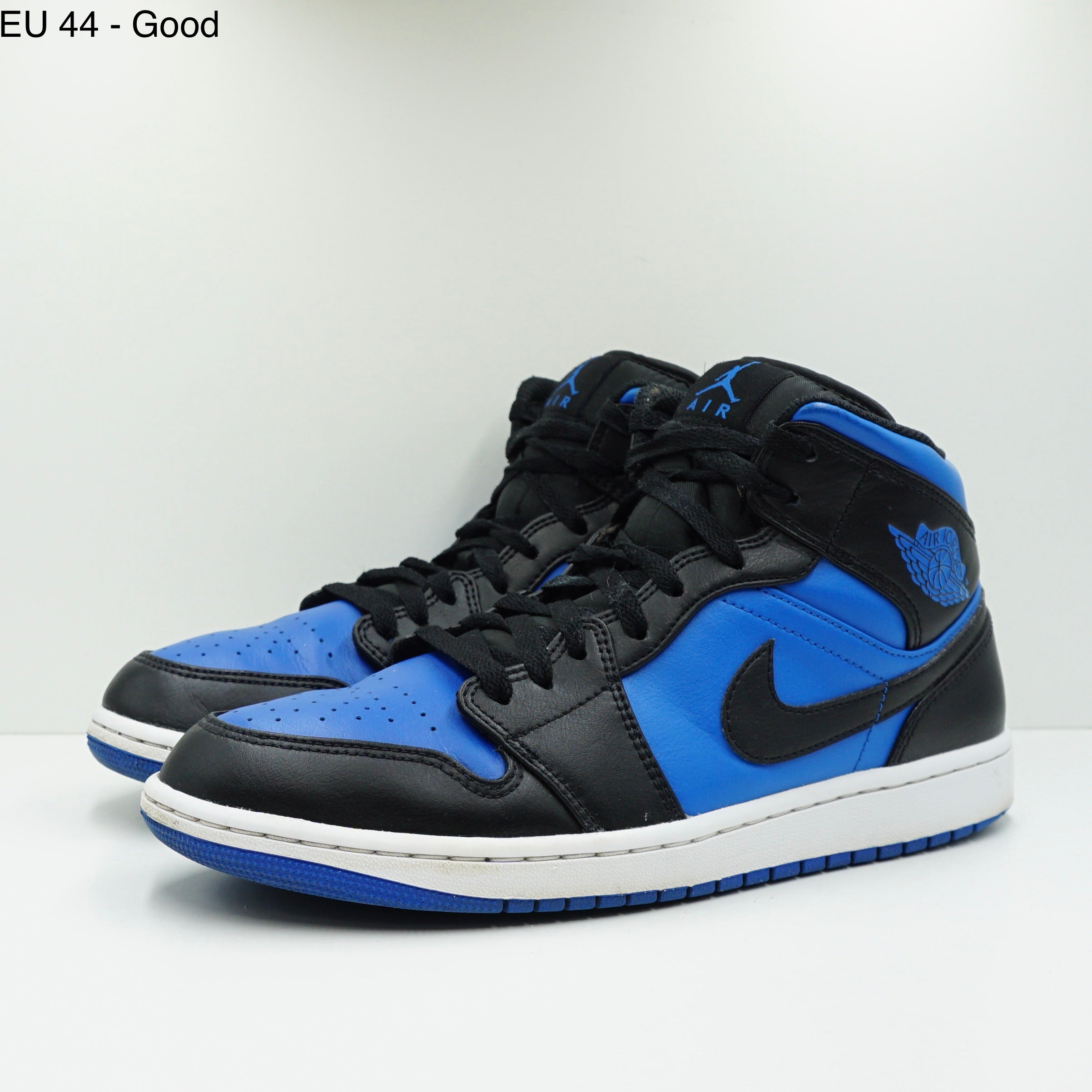 Jordan 1 Mid Black Royal Blue