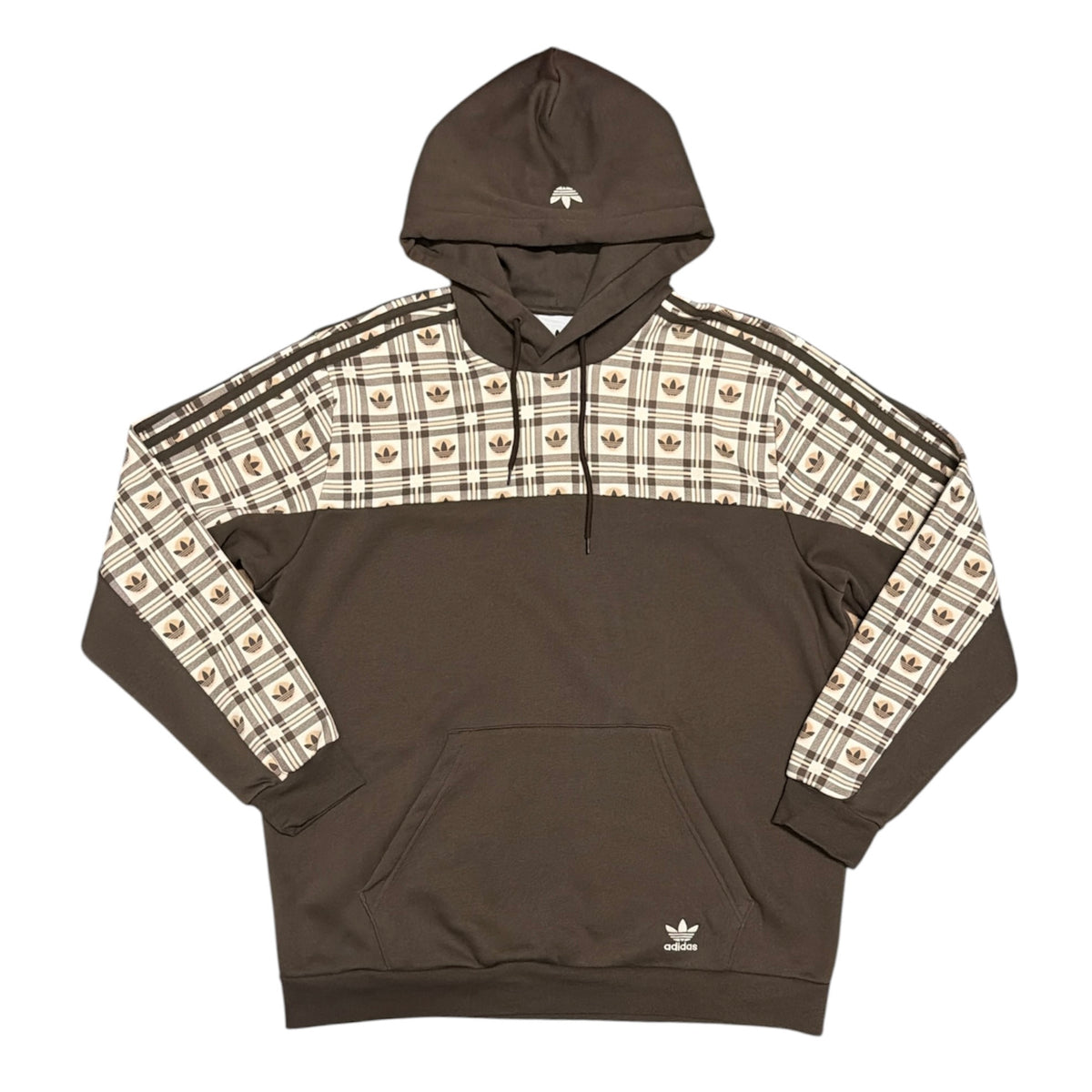 Adidas Originals Random Trefoil Brown Hoodie