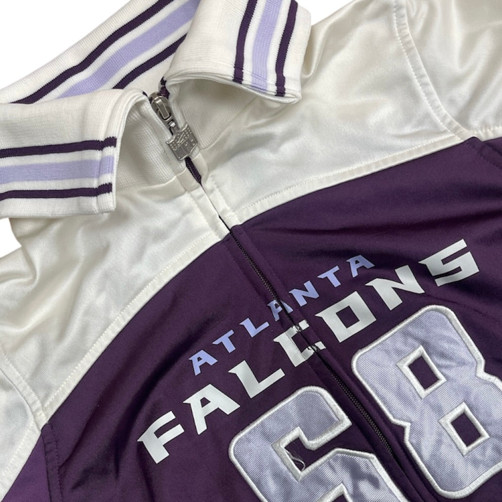 Reebok Atlanta Falcons Purple White Track Top (W)