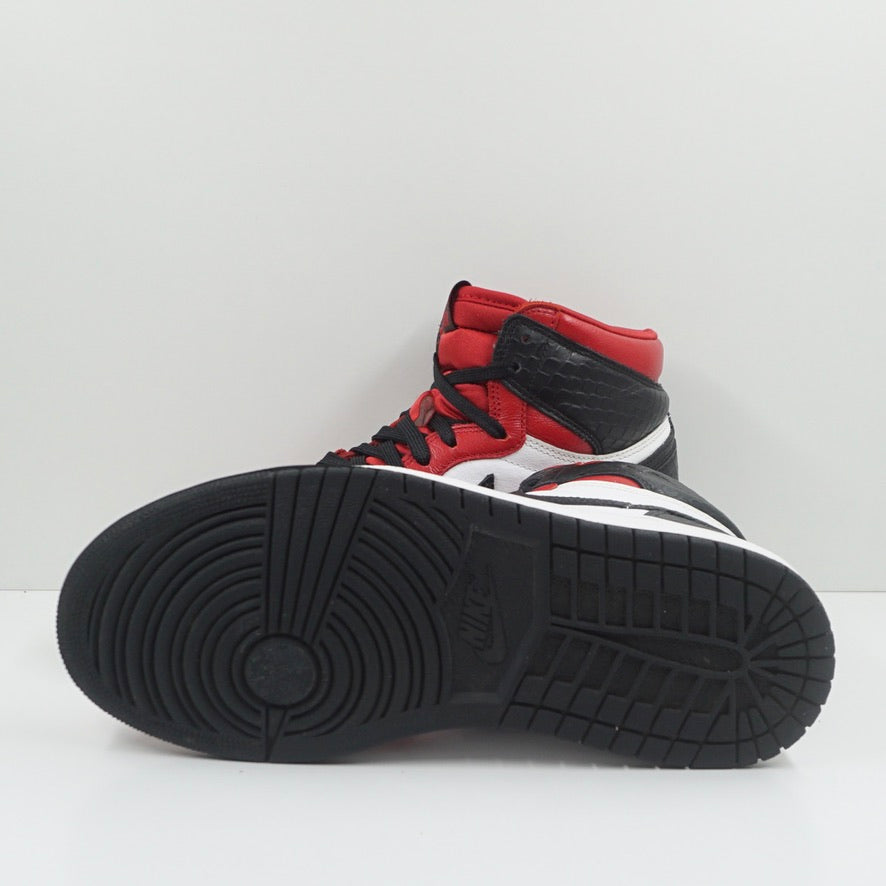 Jordan 1 Retro High Satin Snake Chicago (W)