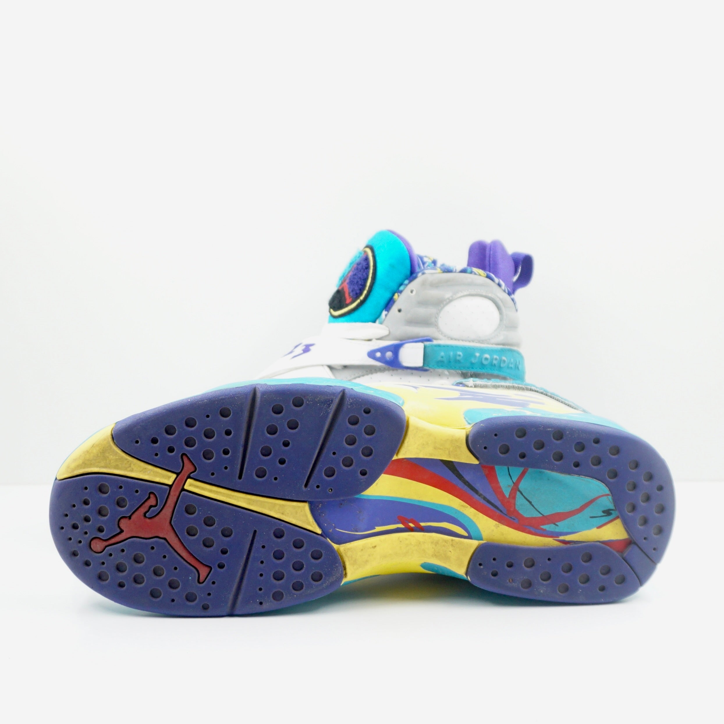 Vintage Jordan 8 Retro White Aqua (2007) (W)