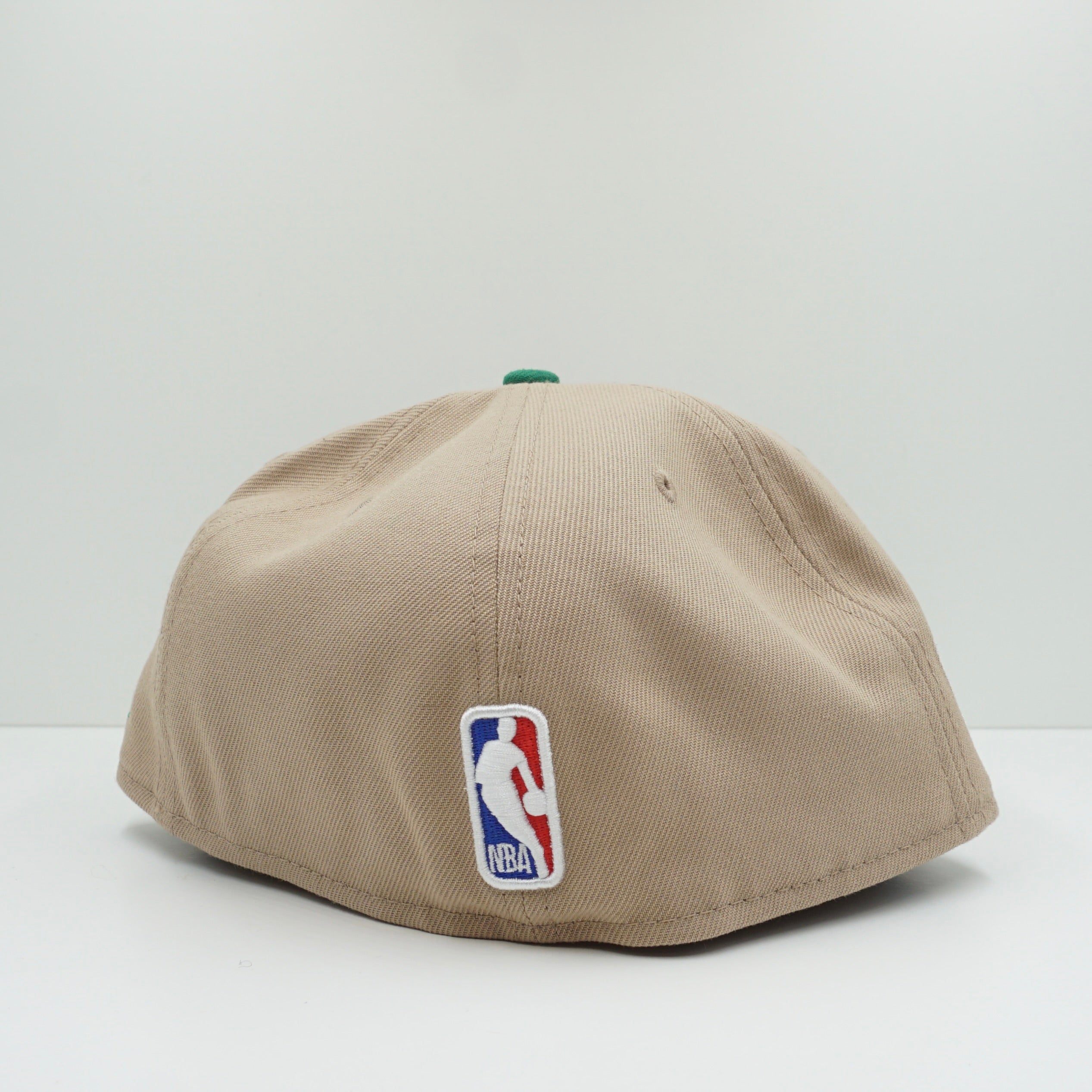 New Era Boston Celtics Beige Green Fitted Cap