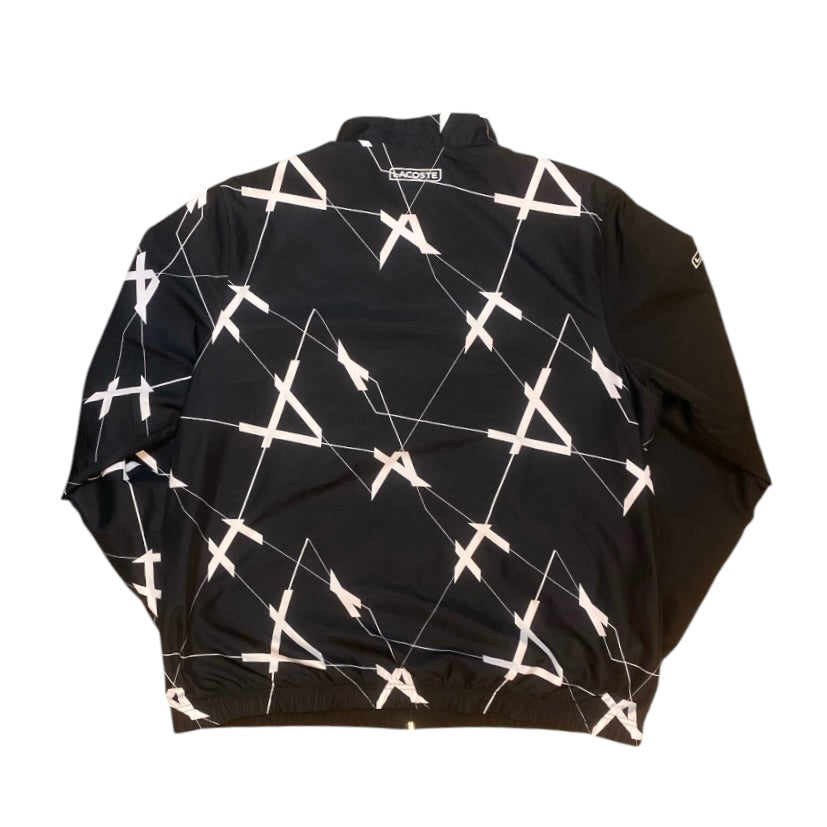 Lacoste Graphic Black White Tracksuit Set