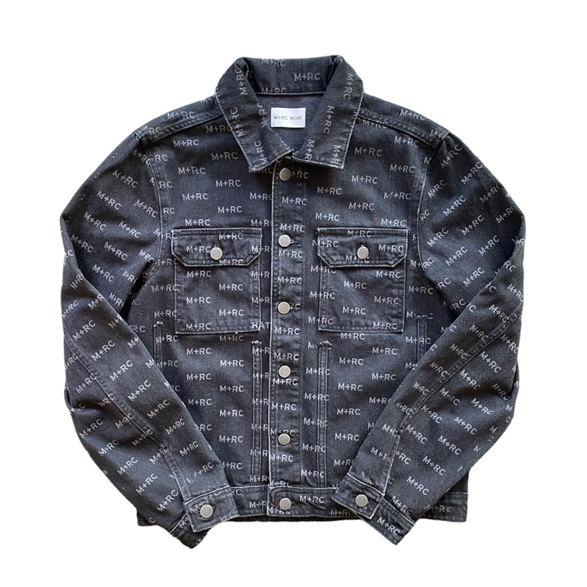 M+RC NOIR All Over Print Denim Jacket