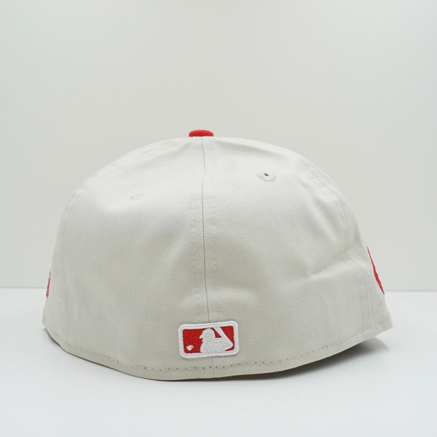 New Era Philadelphia Phillies Beige Crown Fitted Cap