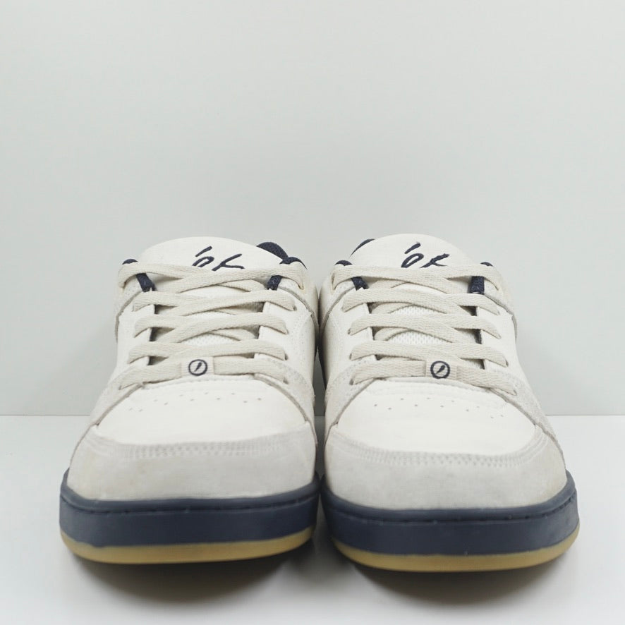 Es Skateboarding Accel Slim White Navy