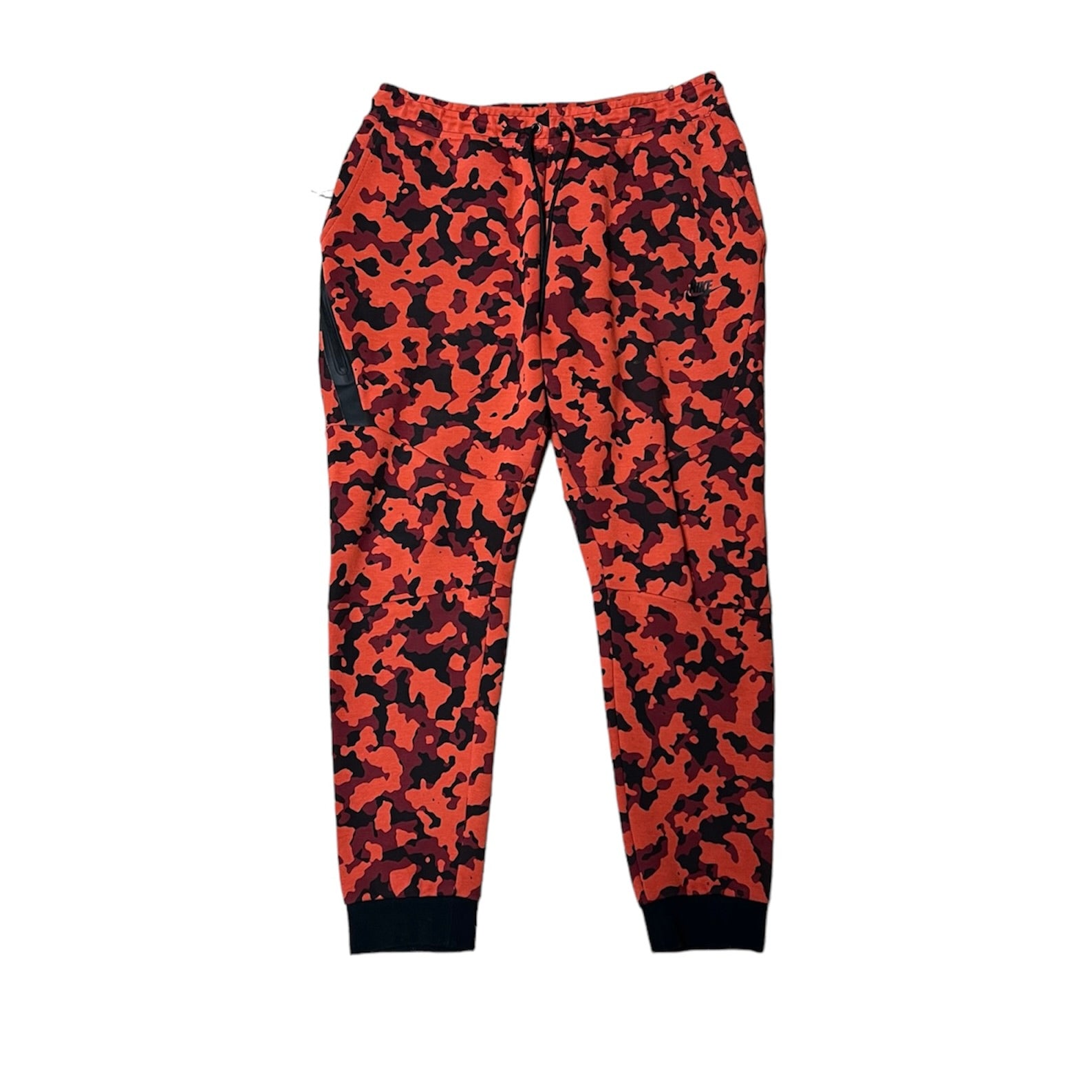 Nike Sportswear Tech Fleece Red Camo Hoodie Pants Set