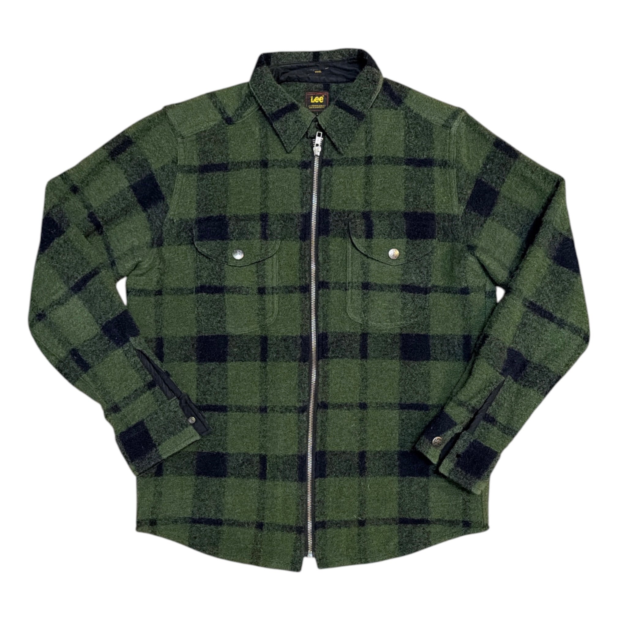 Lee Green Wool Overshirt Jacket