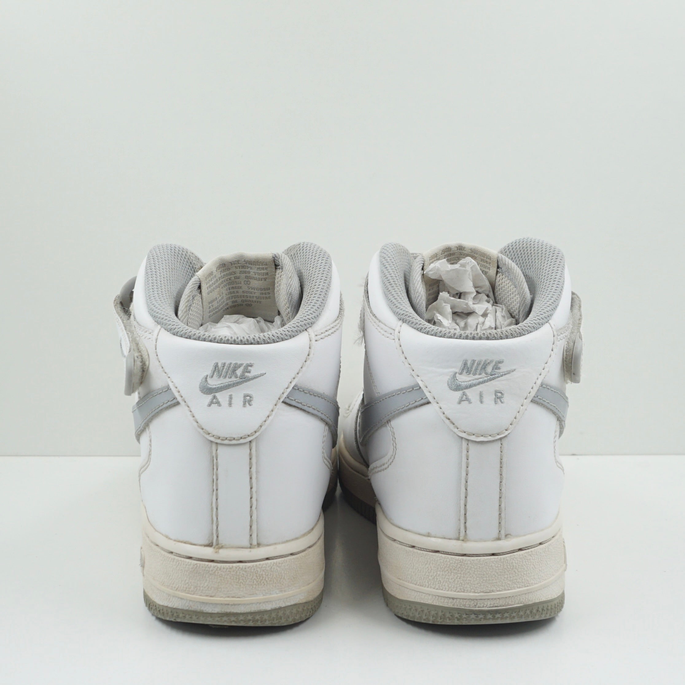 Nike Air Force 1 Mid LE White Wolf Grey (GS)