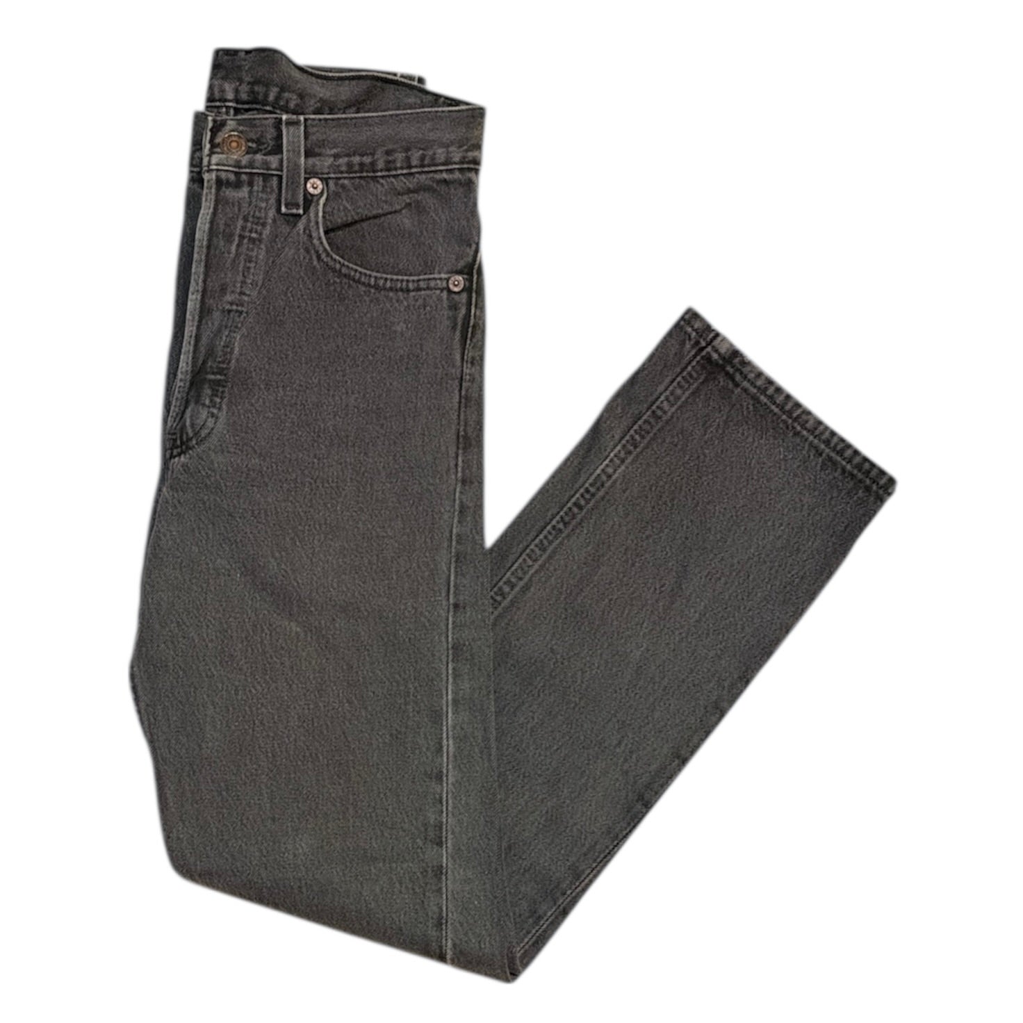Vintage Levis 501 Dark Grey Jeans (W28/L30)
