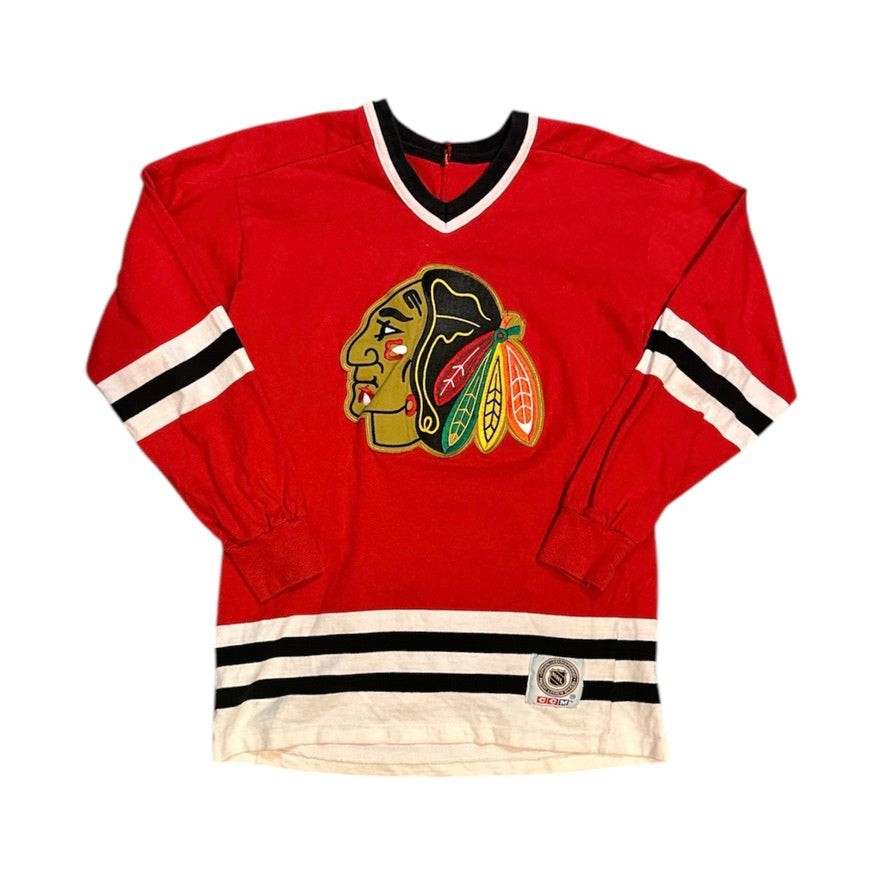 CCM Black Hawks NHL Knitted Jersey