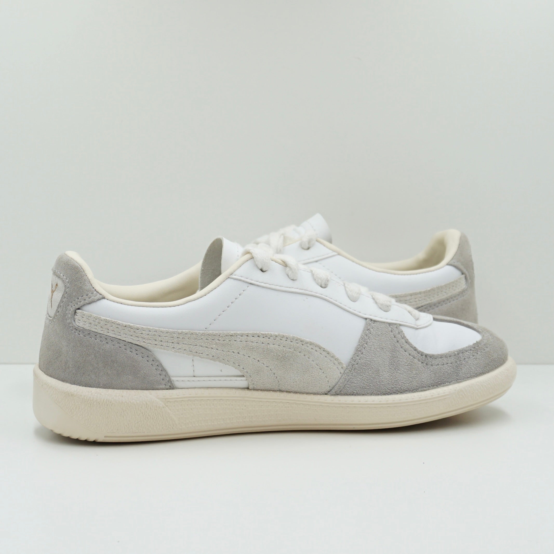 Puma Palermo Leather White Cool Light Grey