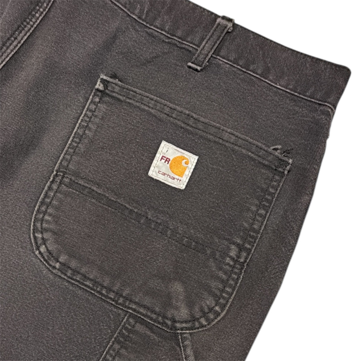 Carhartt FR Washed Black Duck Dungaree Work Pants