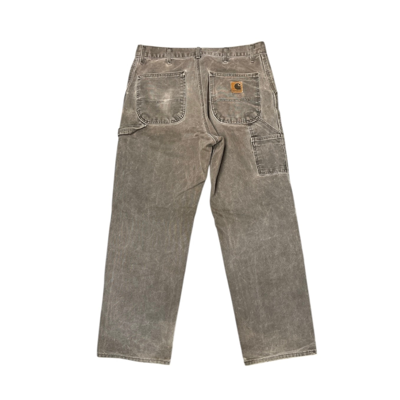 Carhartt WIP Single Knee Distressed Brown Pants