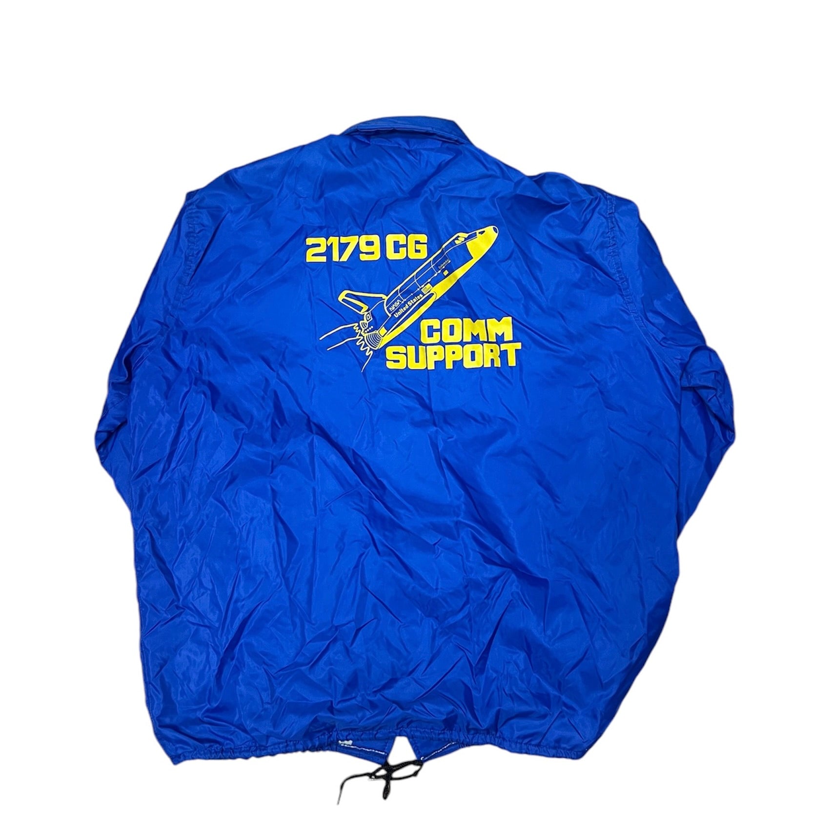 NASA Comm Support Blue Coach Jacket