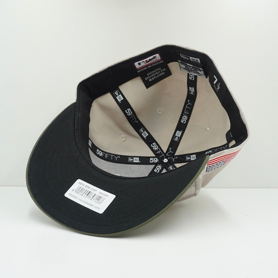 New Era Boston Red Soxs Armed Forces Day Green Fitted Cap