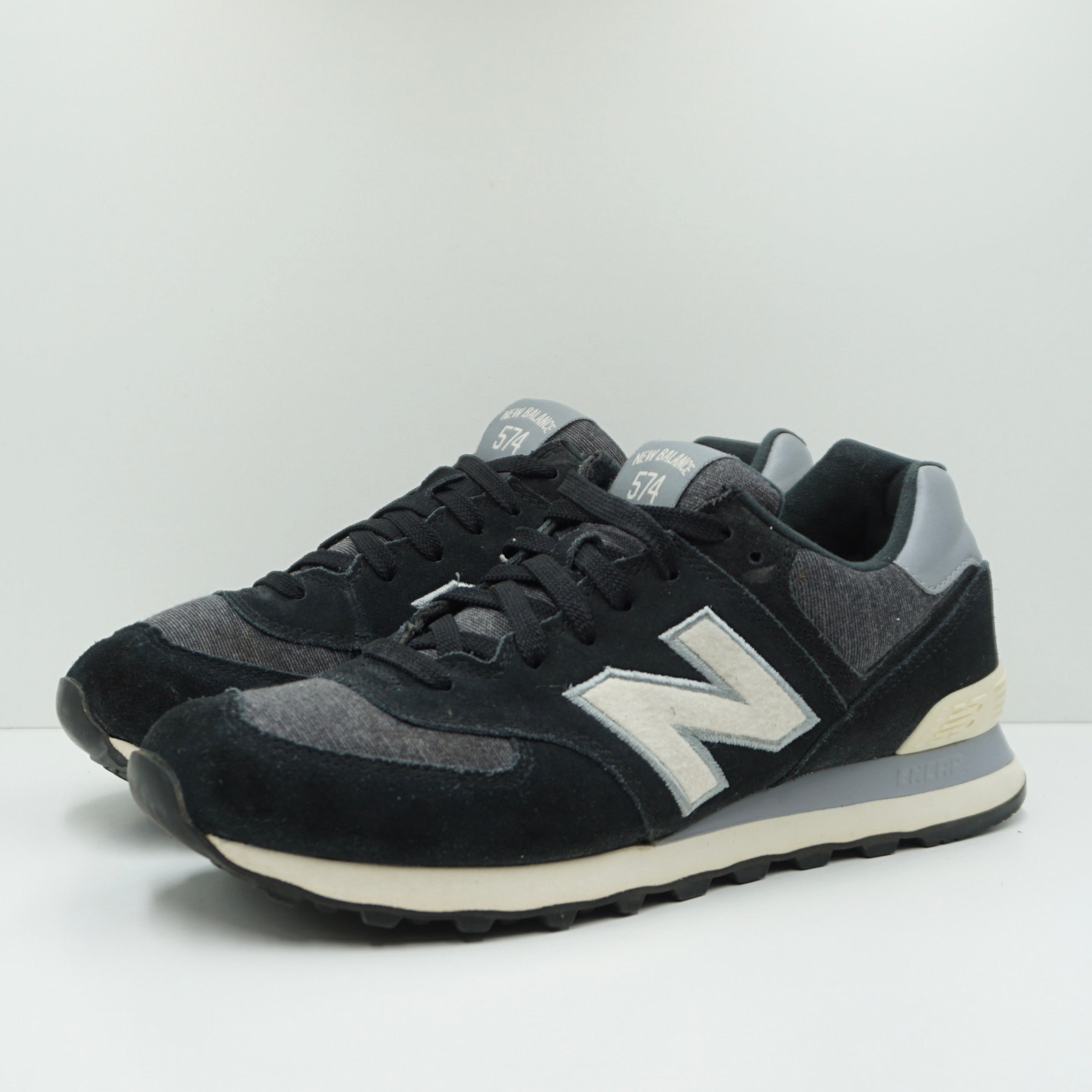 New Balance 574 Black Grey (W)