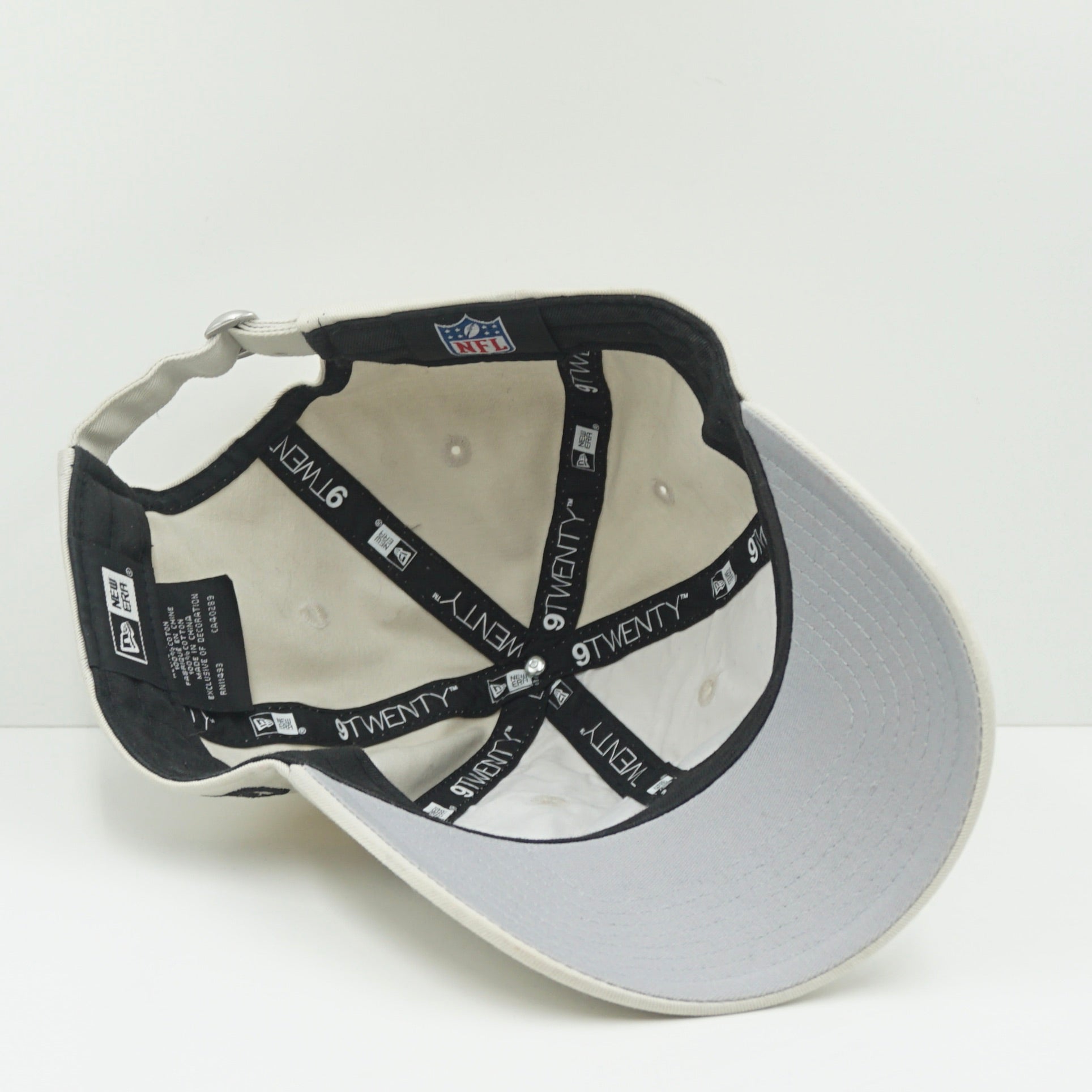 New Era Pittsburgh Steelers Beige Adjustable Cap