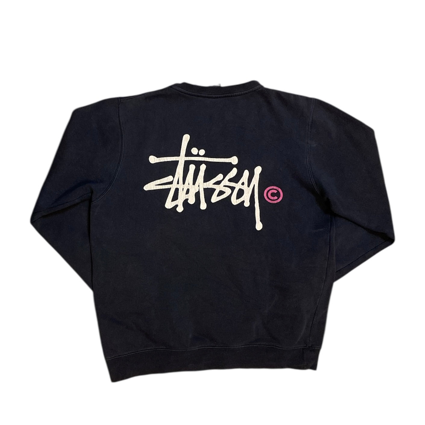 Stussy Navy Crewneck Sweater