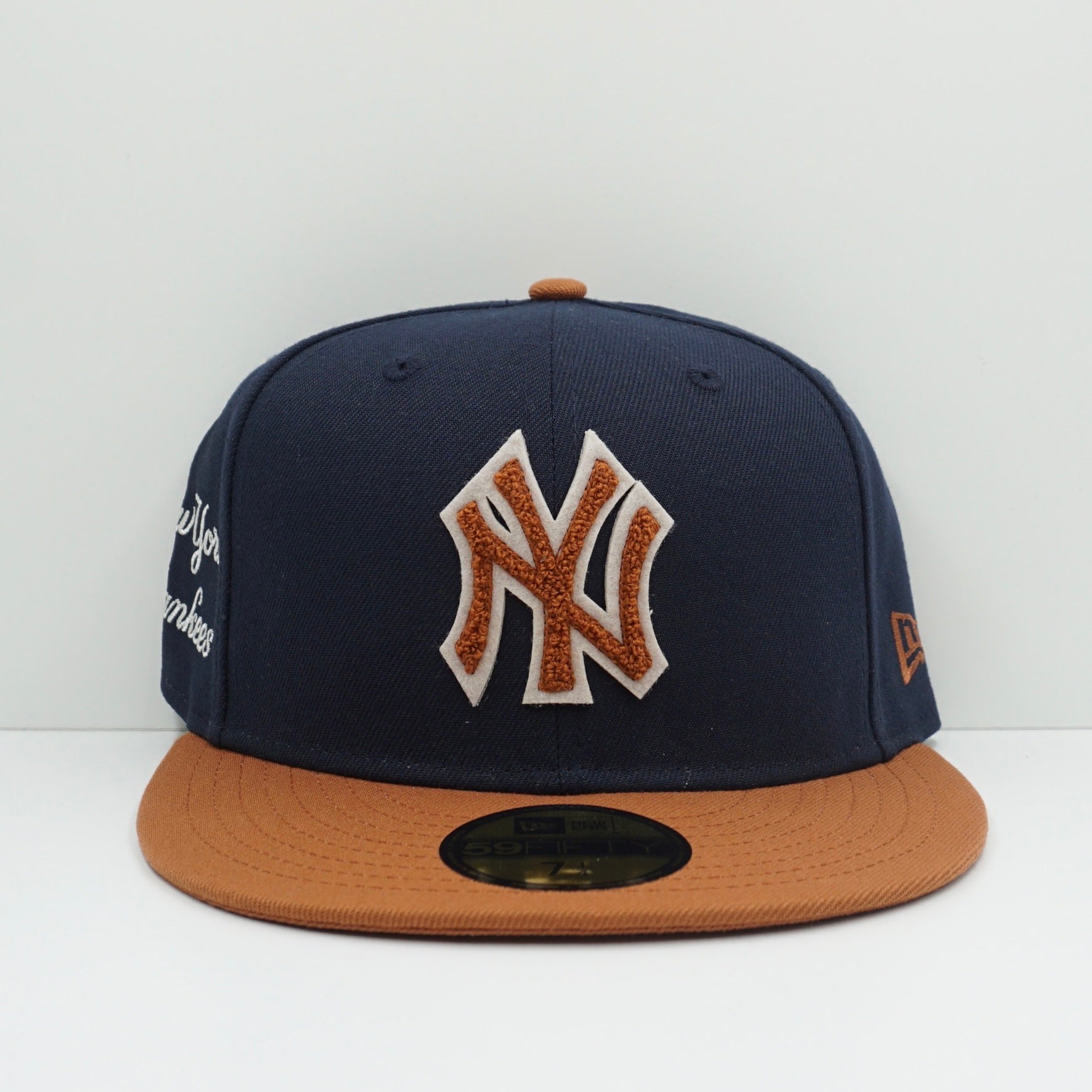 New Era New York Yankees Boucle Navy Brown Fitted Cap