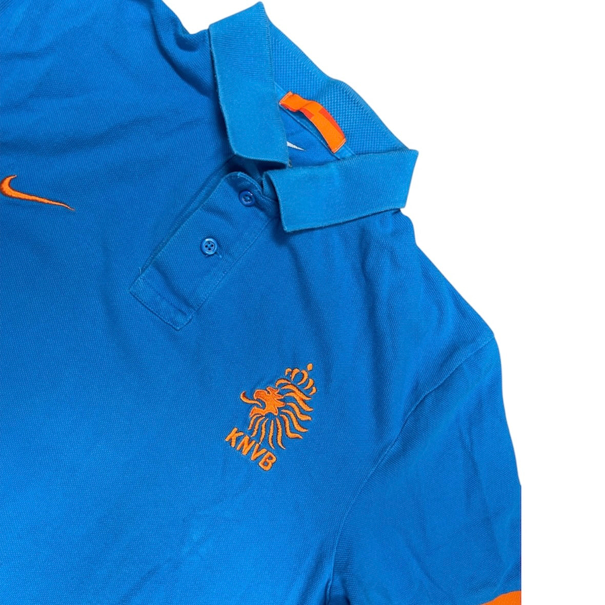 Nike Netherlands 2012/2013 Blue Polo Tshirt