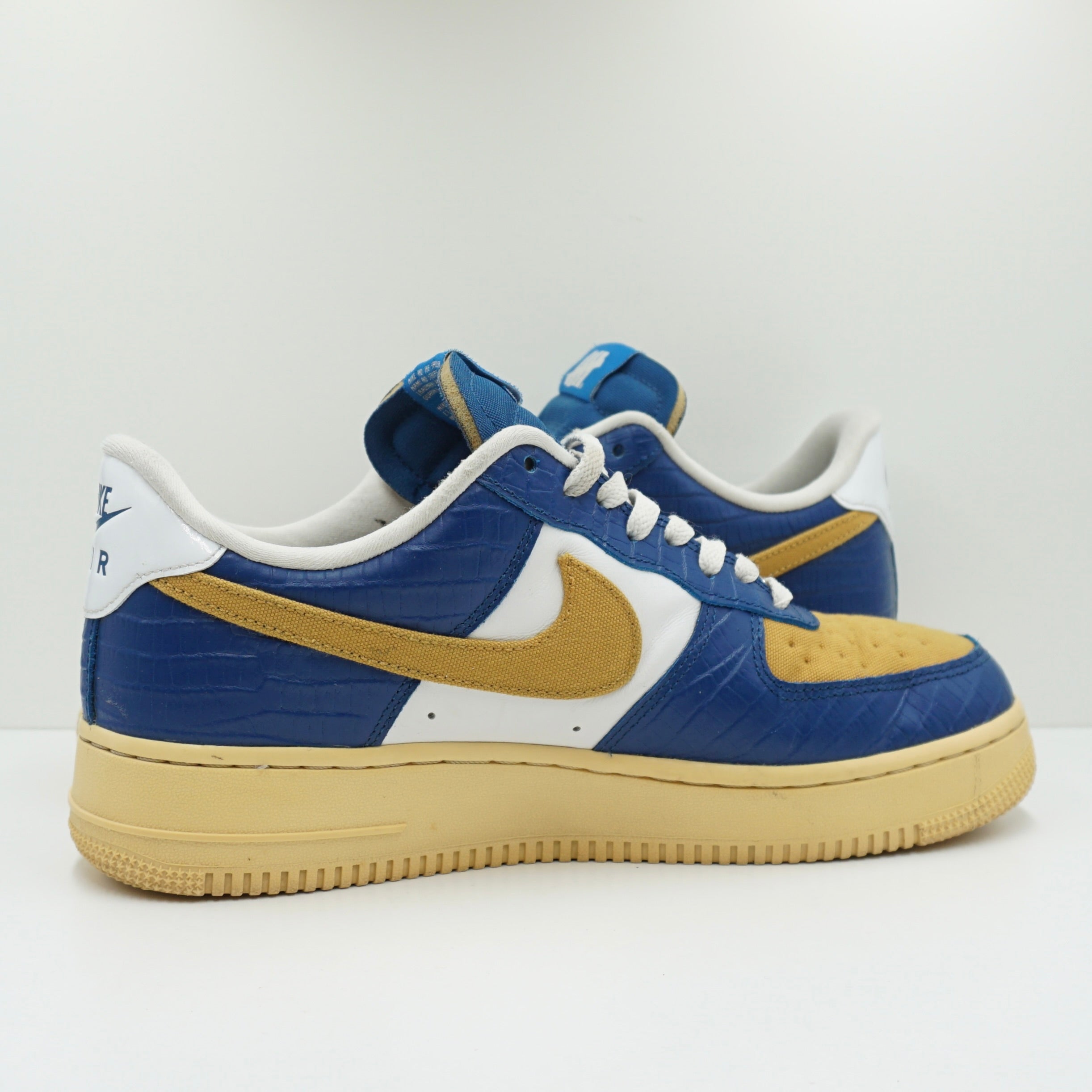 Nike Air Force 1 Low SP Undefeated 5 On It Blue Yellow Croc
