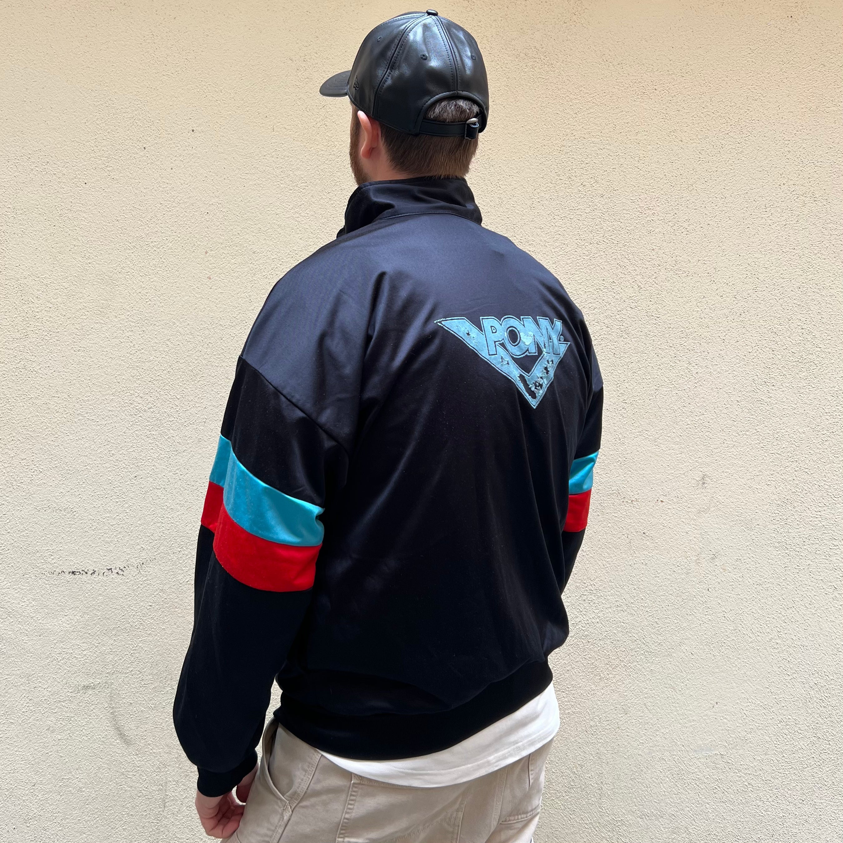 Pony Black Track Top