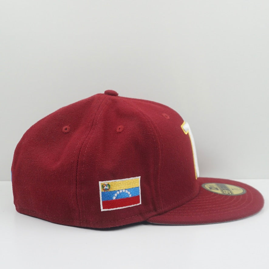 New Era World Baseball Classic Venezuela Maroon Fitted Cap