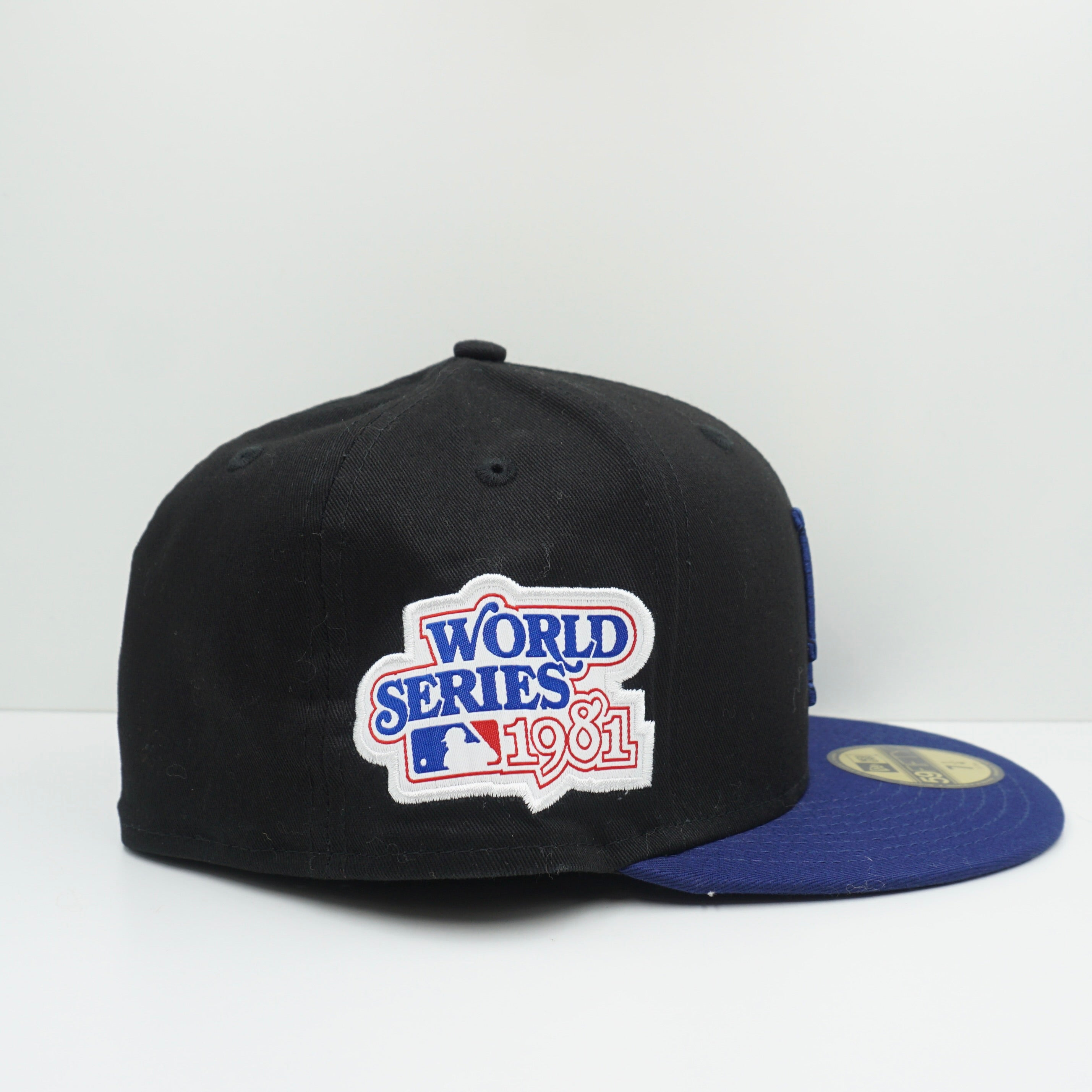 New Era LA Dodgers World Series 1981 Blue Black Fitted Cap