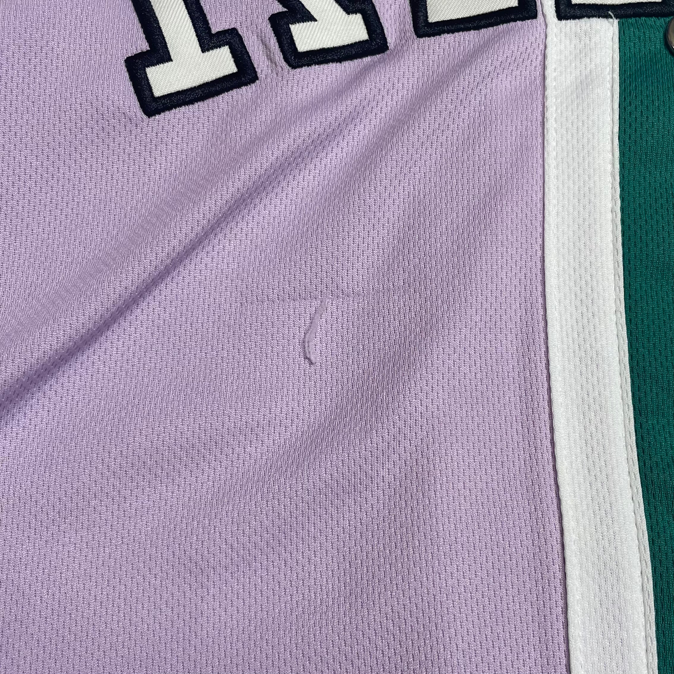 Karl Kani Purple Green White Baseball Jersey