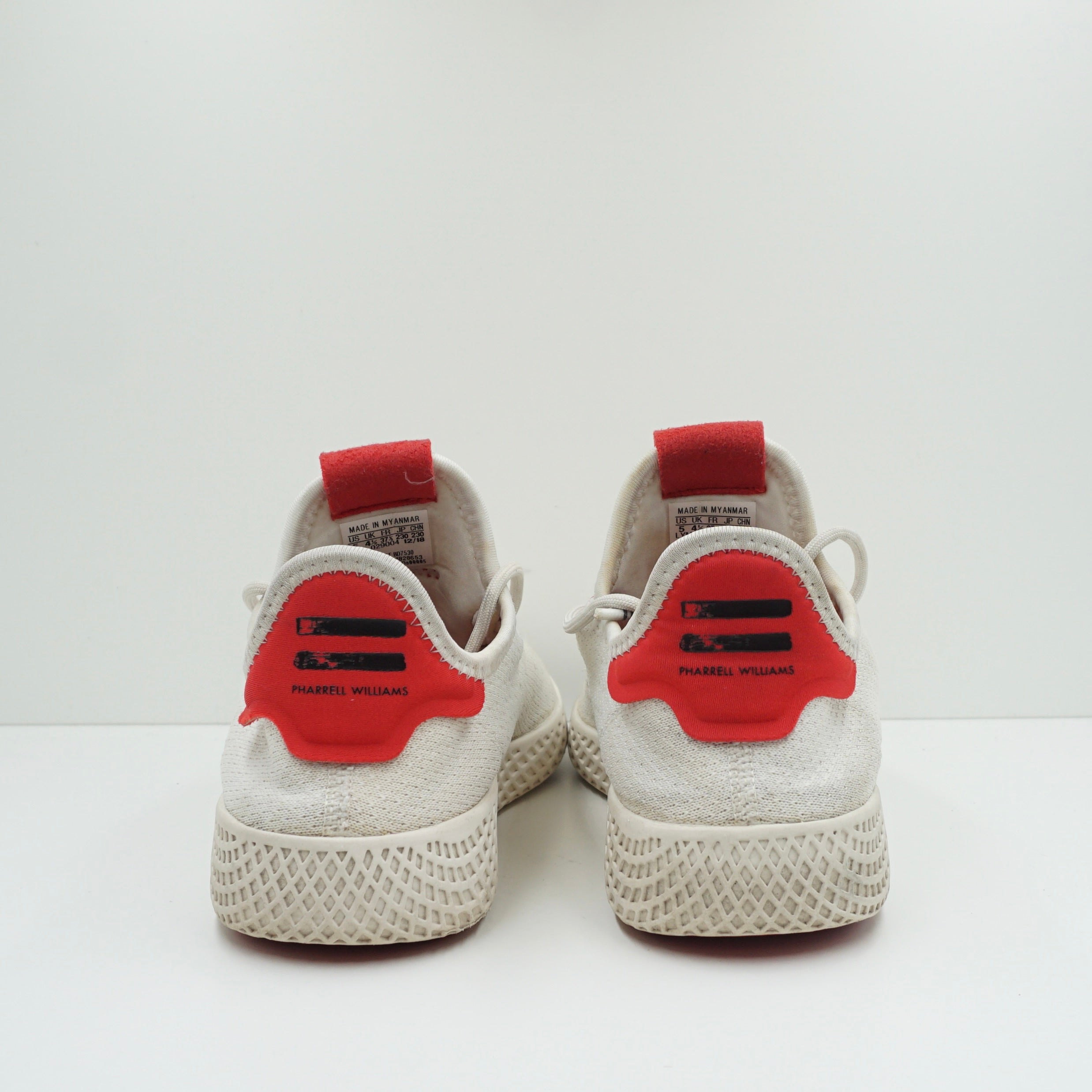Adidas Tennis Hu Pharrell White Scarlet