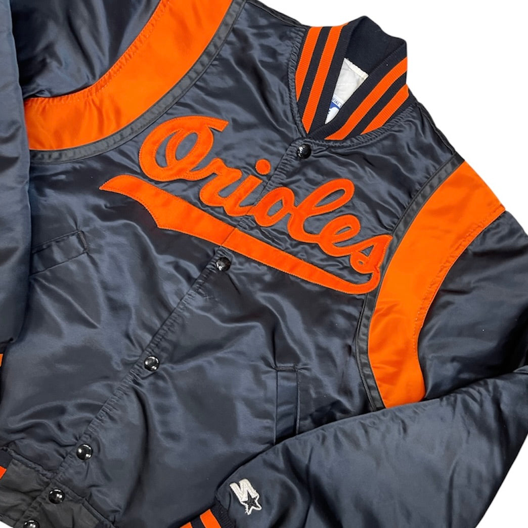 Starter Baltimore Orioles Black Orange Baseball Jacket