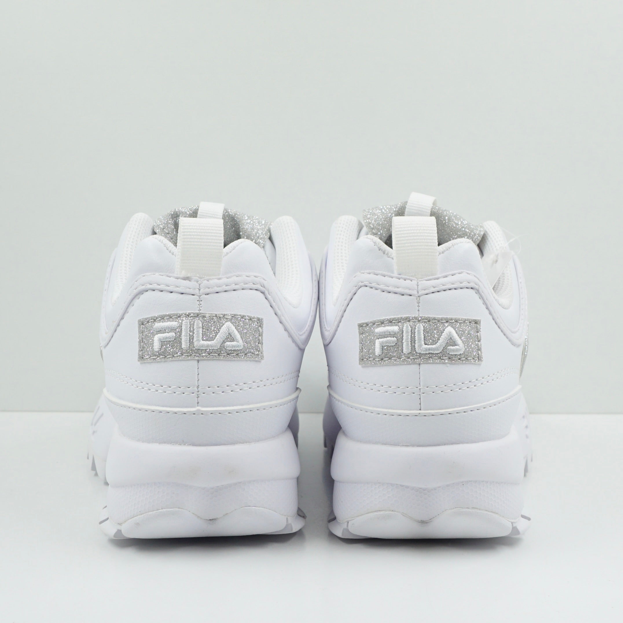 Fila Disruptor White Silver Glitter
